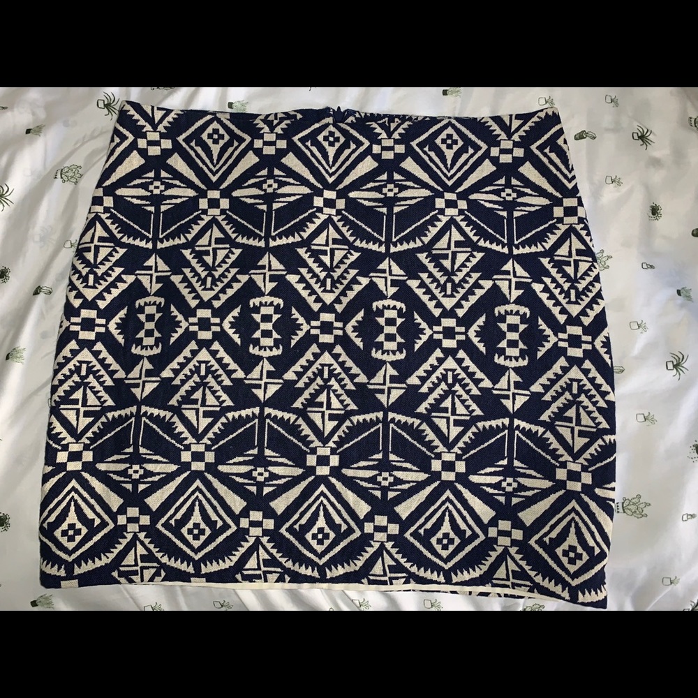Tribal print skirt